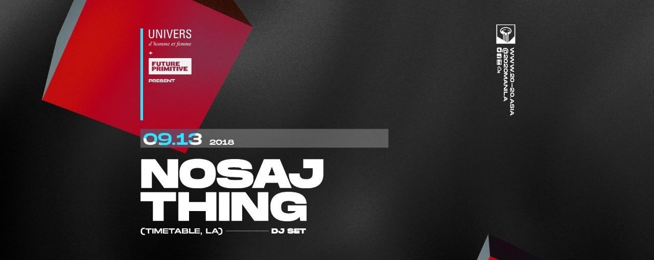 UNIVERS presents New Visions feat. Nosaj Thing (Timetable, LA) 